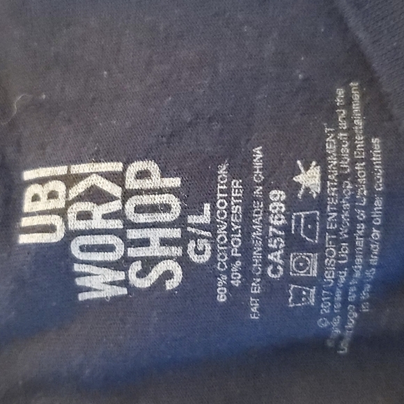 Navy Blue Size Large Tom Clancy's Division Eagle T-shirt - Picture 4 of 6